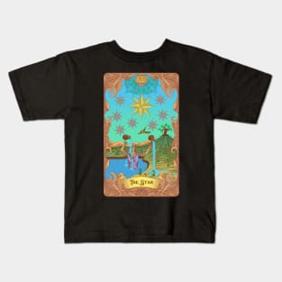 The Star Tarot Card Kids T-Shirt